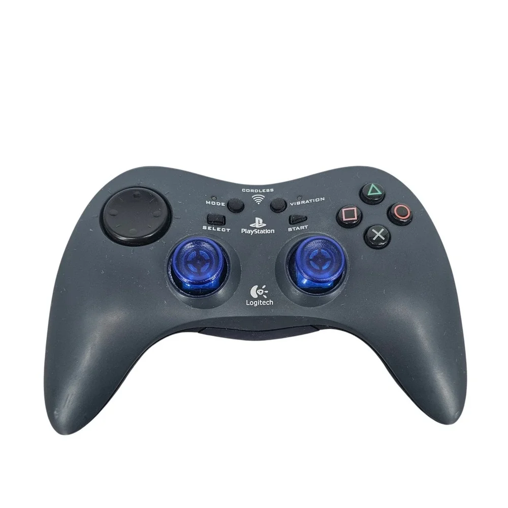 Logitech Cordless‎ Controller for PlayStation 2 PS2 Navy Blue G-RA4B No Dongle